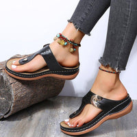 Lovely - Ledersandalen für Frauen – Schwarz