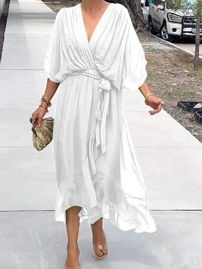 Tessa - Elegantes Kleid mit V-Ausschnitt