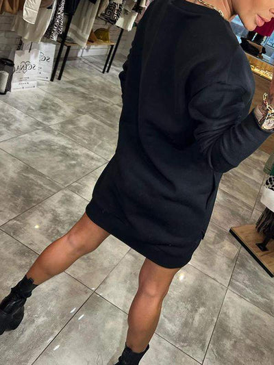 Audrey – Elegantes Kleid mit Rundhalsausschnitt aus nachhaltigen Materialien