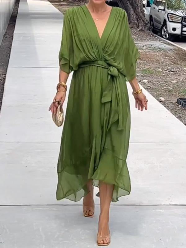 Tessa - Elegantes Kleid mit V-Ausschnitt
