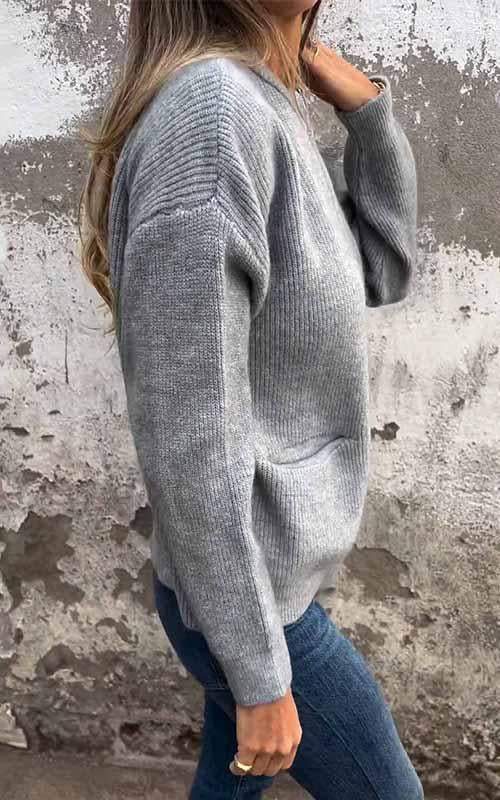 Laseina | Kuscheliger Zip-Pullover