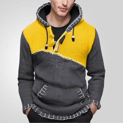 Olivanteia | Damen Kapuzenpullover mit einzigartigem Strickdesign