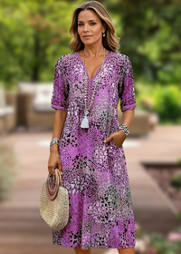 Elisa | Strahlendes Kleid – Flieder