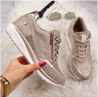ChicSneakers+ | Elegante en Comfortabele Orthopedische Schoenen – Khaki
