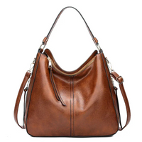 Klassisch elegante Damenhandtasche | Groß – Braun