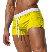 Klassische Badeshorts für Herren | Sommer – Gelb