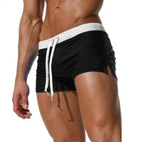 Klassische Badeshorts für Herren | Sommer – Schwarz
