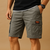 Klassische Cargo-Shorts für Herren | Sommer – Grau