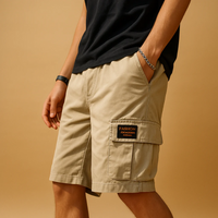 Klassische Cargo-Shorts für Herren | Sommer – Khaki