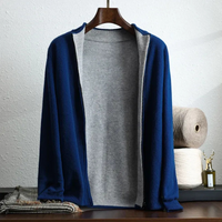 Klassische Herrenjacke mit Reißverschluss | Herbst – Marine