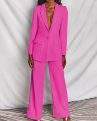 Klassischer Blazer und Hosenanzug für Damen | Moderne – Rosa