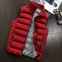 Klassischer Winter-Bodywarmer für Herren | Wasserdicht – Dunkelrot