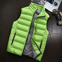Klassischer Winter-Bodywarmer für Herren | Wasserdicht – Gelbgrün