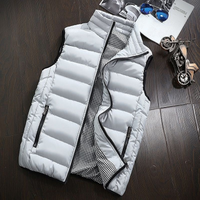 Klassischer Winter-Bodywarmer für Herren | Wasserdicht – Hellgrau