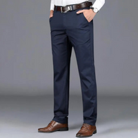 HAROLD - HOSE MIT GERADEM SCHNITT – Dunkelblau