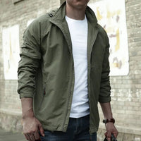 Konstantin | Herren Cargo Jacke Übergangsjacke – Grün