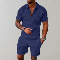 Konstantin | Herren Polo Shorts Set – Marine