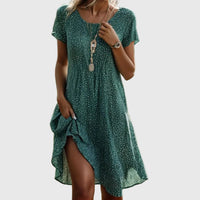 Rynissa - elegantes Midikleid – Grün
