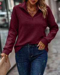 Anita | Stylischer Pullover – Kastanienbraun