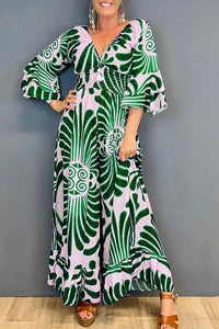Suzy - Vintage Rüschen Jumpsuit – Grün