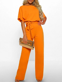 Lässiger Damen-Jumpsuit | Elegant – Gelb