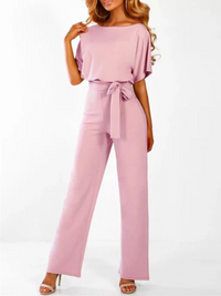 Lässiger Damen-Jumpsuit | Elegant – Rosa