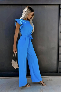 Lässiger Sommer-Jumpsuit für Damen | Eleganter – Blau