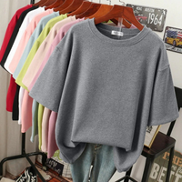 Lässiges Damen-T-Shirt in Übergröße | Kurzarm – Dunkelgrau