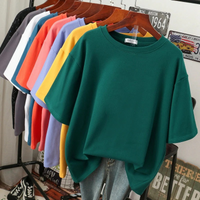 Lässiges Damen-T-Shirt in Übergröße | Kurzarm – Dunkelgrün