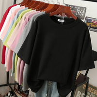 Lässiges Damen-T-Shirt in Übergröße | Kurzarm – Schwarz