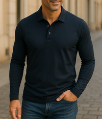 Poloshirt für Herren – Kurzarm-Poloshirt Für Sommer – Marine