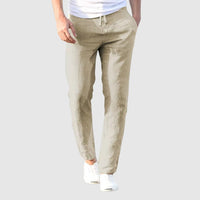 ADELBERT - LEINENHOSE – Beige