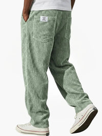 Laurent | Herren weiche Cordhose – Hellgrün