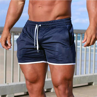 Leander | Herren Badehose Schnelltrocknend Shorts – Dunkelblau