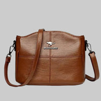 Marieke | Damen Geräumige Elegante Ledertasche – Braun