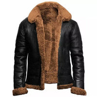 Asdentra | Lederjacke – Braun