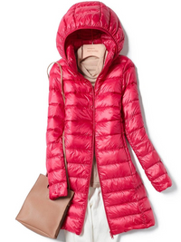 Leichte Winterjacke für Damen | Wasserdichte – Rot