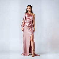 LEILA  | Langarmkleid mit Zauber Effekten – Rosa
