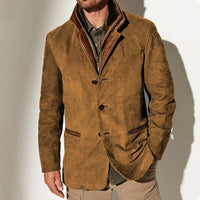 Charles | Vintage Freizeitjacke für Herren – Braun