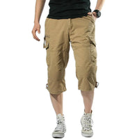 Leo | Herren Leichte Sommer Cargo Shorts – Khaki