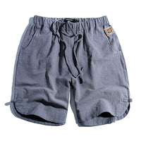 Leo | Herren Leichte Sommer Cargo Shorts – Blaugrau