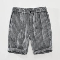 Leo | Herren Leichte Sommer Cargo Shorts – Grau