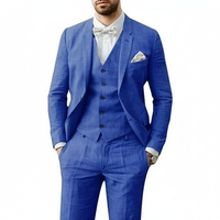 Leonardo | Herren Dreiteiliger Hochzeitsanzug – Blau