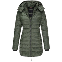 Lieselotte | Warme Winterjacke mit Kapuze – Grün