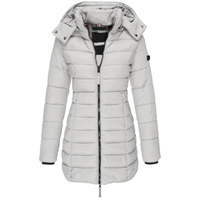 Lieselotte | Warme Winterjacke mit Kapuze – Grau