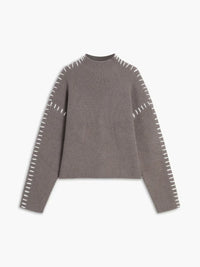 Mia™ | Cozy Oversized Sweater – Beige