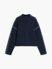 Mia™ | Cozy Oversized Sweater – Blau