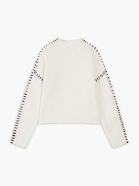 Mia™ | Cozy Oversized Sweater – Weiß