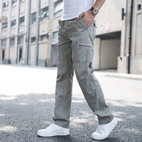 Lukas | Moderne Herren-Cargohose für Alltag & Freizeit – Hellgrau