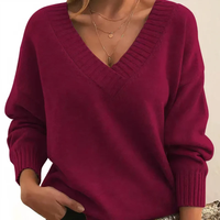 Lina | Weicher Kaschmir Pullover – Rot